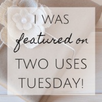 Two Uses Tuesday Blog Feature