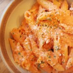 vodka sauce with penne pasta
