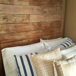 giant pallet headboard with lights